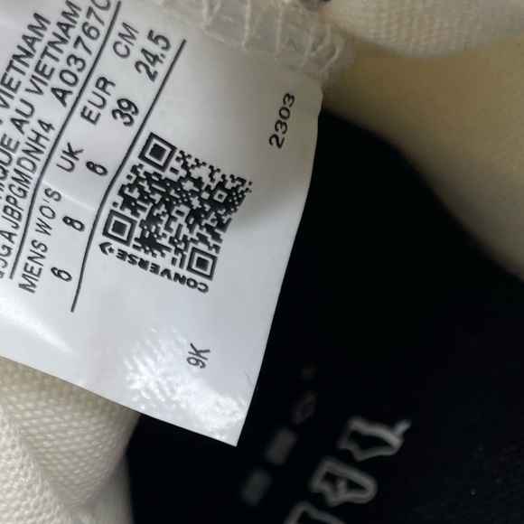 Converse All Star Platform Lift Off White Sneakers Size 8 - Picture 14 of 16